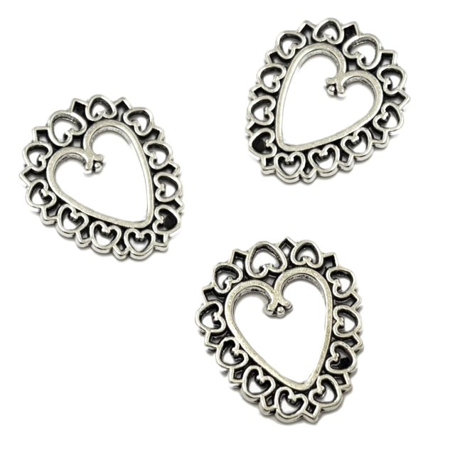 DIJE CORAZON 1402 26X23MM