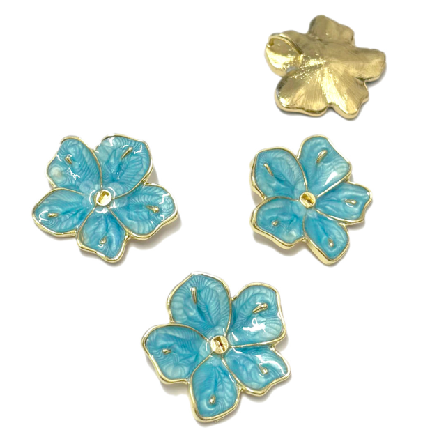 DIJE ESMALTADO FLOR 28X30MM