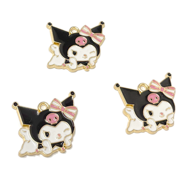 DIJE ESMALTADO PERSONAJE 23X28MM - KUROMI