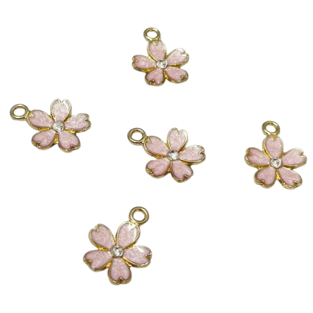 DIJE ESMALTADO FLOR 13MM