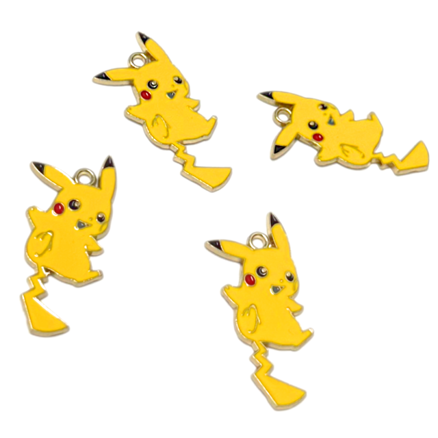 DIJE ESMALTADO PERSONAJE POKEMON 36X21MM - PIKACHU