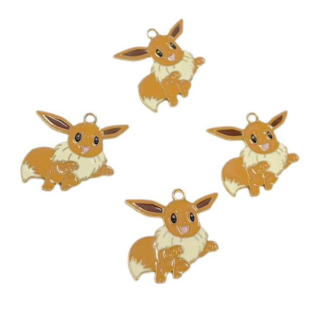 DIJE ESMALTADO PERSONAJE POKEMON 23X31MM - EEVEE