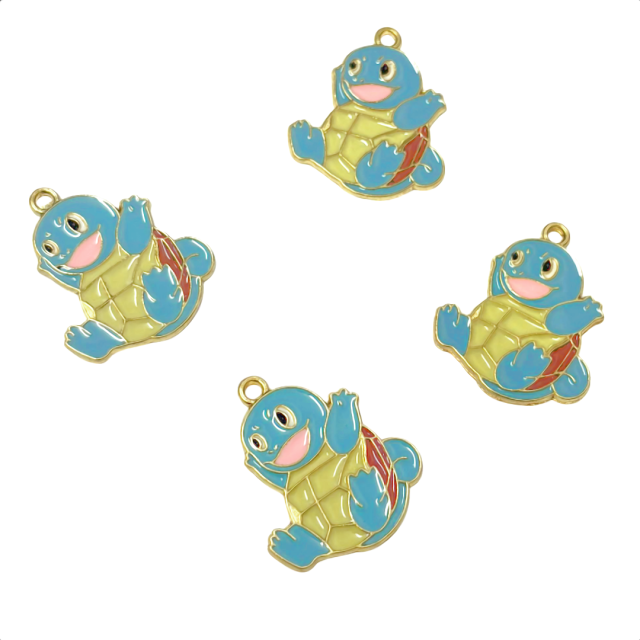 DIJE ESMALTADO PERSONAJE POKEMON 24X22MM - SQUIRTLE