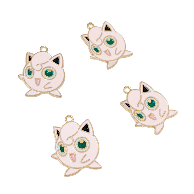 DIJE ESMALTADO PERSONAJE POKEMON 24X21MM - JIGGLYPUFF