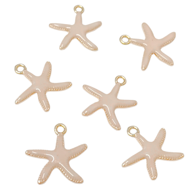 DIJE ESMALTADO ESTRELLA DE MAR 21X24MM