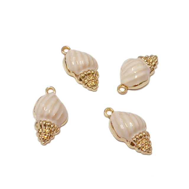 DIJE ESMALTADO CARACOL - BUZIO 21X14MM (MAR)