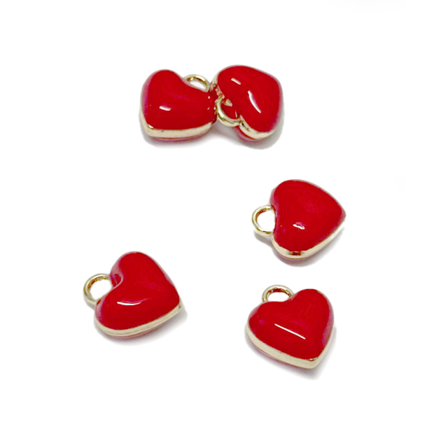 DIJE ESMALTADO CORAZON 10X11MM