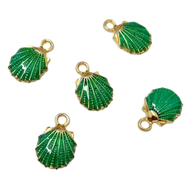 DIJE ESMALTADO CARACOLA 14X12MM (MAR)