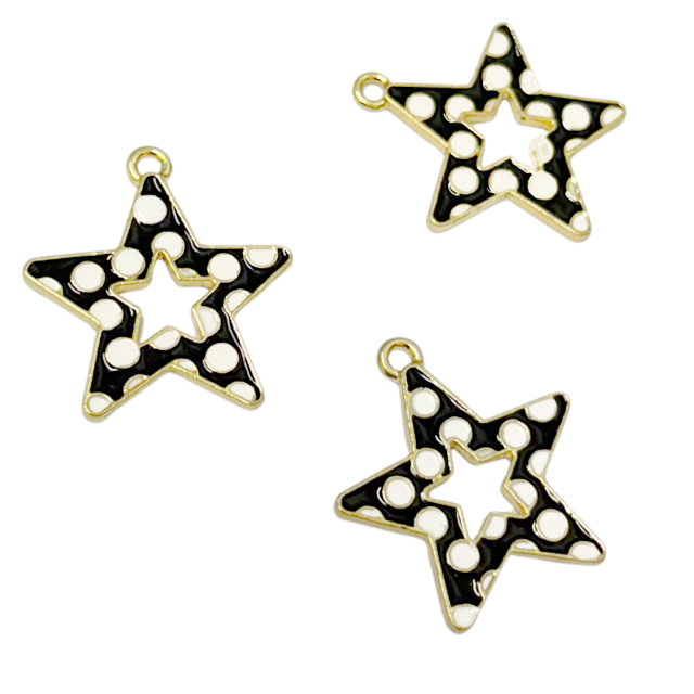 DIJE ESMALTADO ESTRELLA 24X25MM