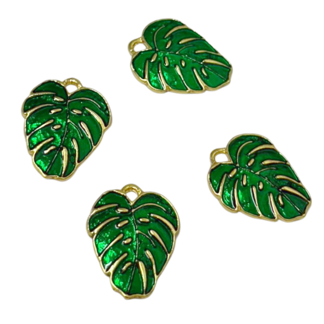 DIJE ESMALTADO FL HOJA 19X16MM