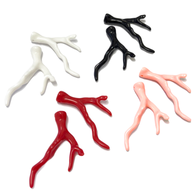 DIJE CORAL 47X35MM - PLASTICO (SEPARADOR) (MAR)