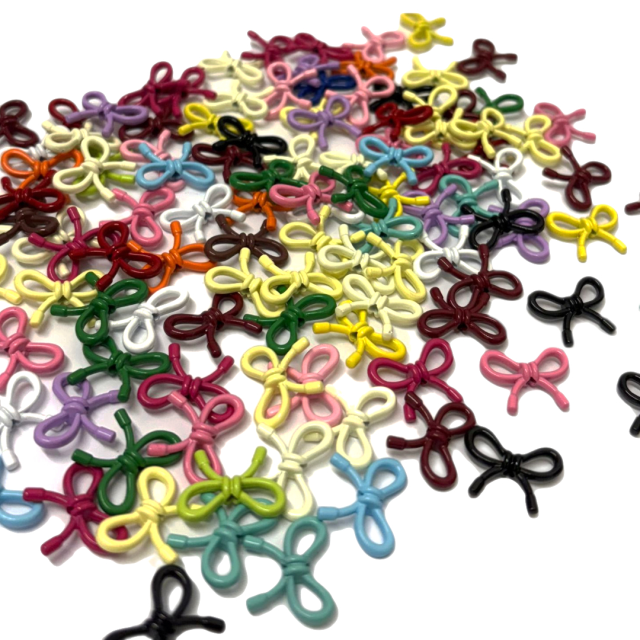 DIJE ESMALTADO MOÑAS 18X14MM - SURTIDOS (SEPARADOR)