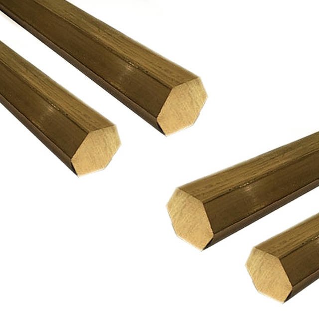 BARRA LATON-BRONCE HEXAGONAL 7/8