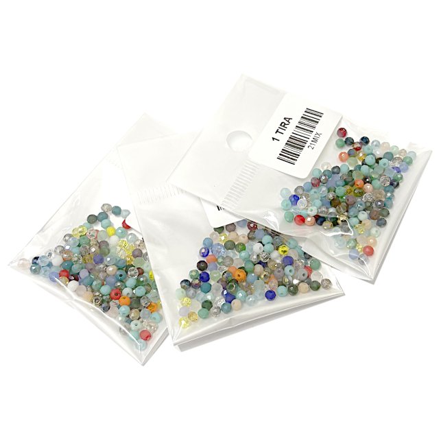DONA 2X1MM - MIX (SURTIDAS) - SIN ENHEBRAR