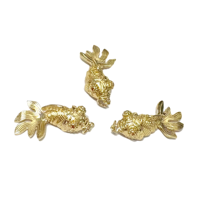 DIJE PEZ 33X18MM - BAÑO DE ORO (ARTICULADO) (MAR)