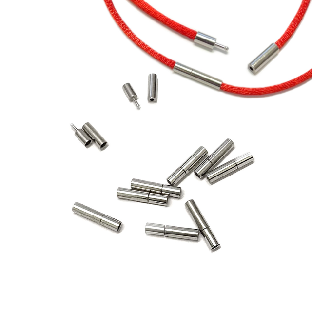 CIERRE A PRESION PARA CORDON - 14X3MM (INTERIOR 2MM)