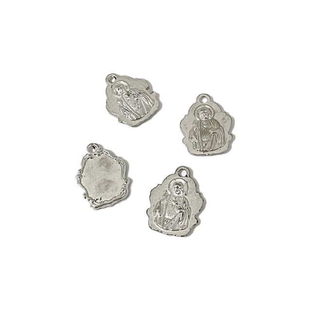 DIJE MEDALLA SAGRADO CORAZON JESUS 17X15MM