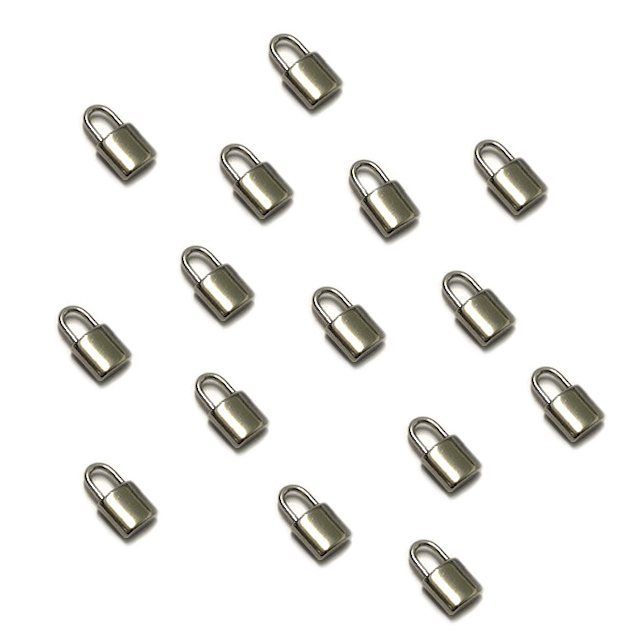 DIJE CANDADO 11X6MM - ACERO