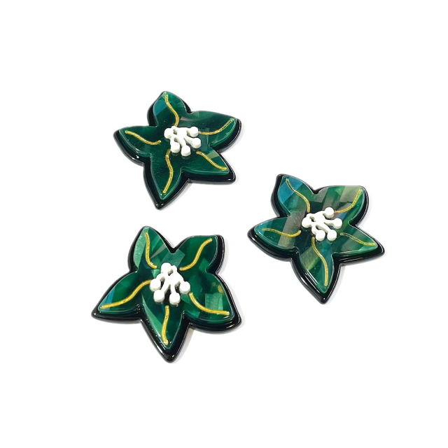 FLOR ACRILICO 32MM - SIN AGUJERO