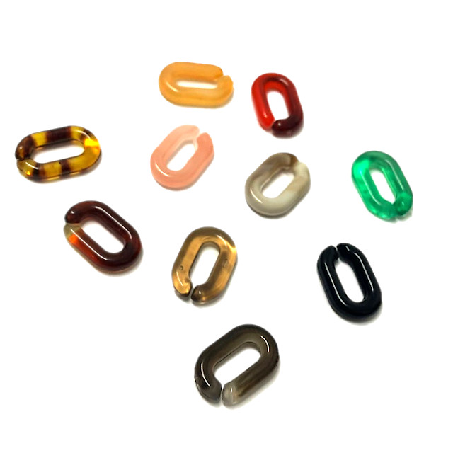 CADENA DERECHA #A122 (3X14X10MM) -ACRILICO