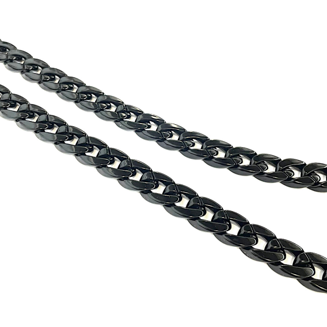 CADENA GRUME (5X23X17MM) NEGRO - ACRILICO