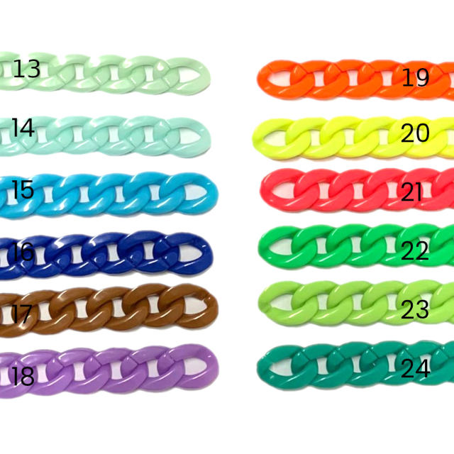 CADENA GRUME (5X23X17MM) - ACRILICO