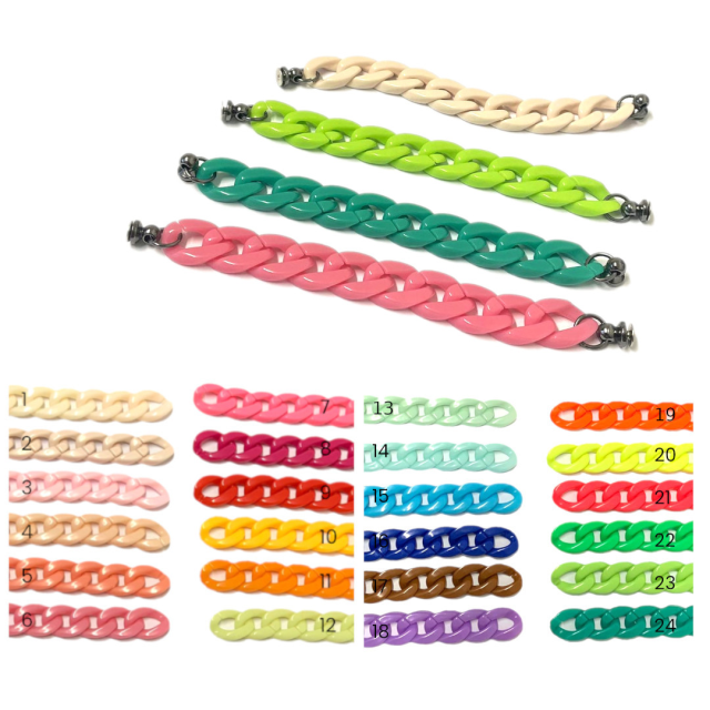 STRAPS - CADENA CELULARES 16CM - ACRILICO