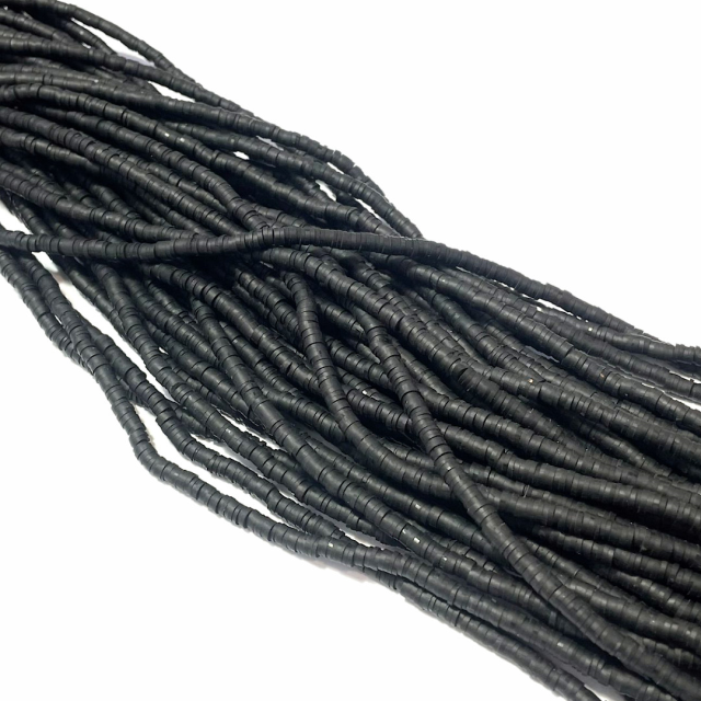 CUENTAS FIMO 4X1MM - NEGRO