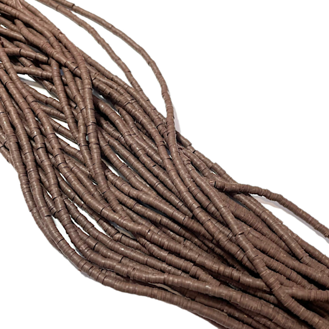 CUENTAS FIMO 4X1MM - MARRON