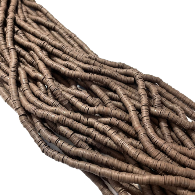 CUENTAS FIMO 6X1MM - MARRON