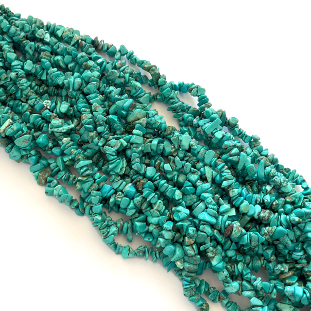 PIEDRA ESCALLAS TURQUESA (COLOR REALZADO CON TINTA)