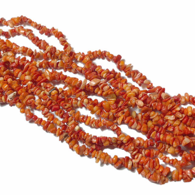 PIEDRA ESCALLAS CORAL NARANJA (COLOR REALZADO CON TINTA)