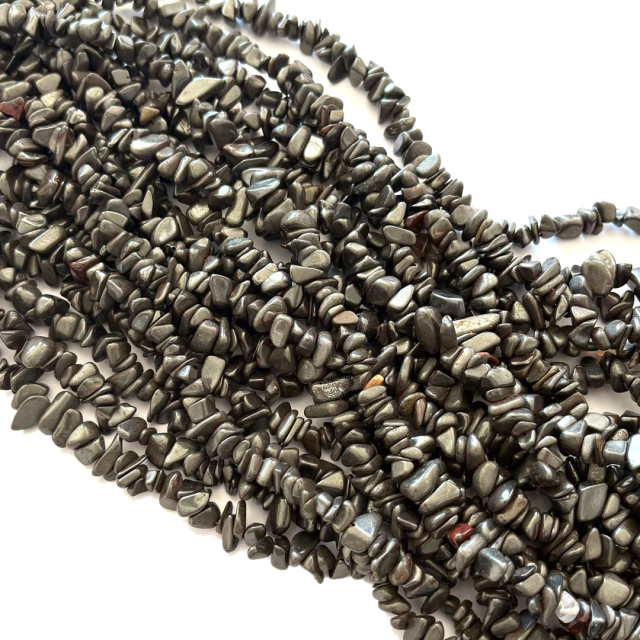 PIEDRA ESCALLAS HEMATITE Y PIRITA