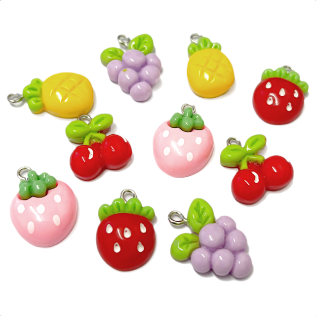 DIJE FRUTAS 17MM APROX - SURTIDAS