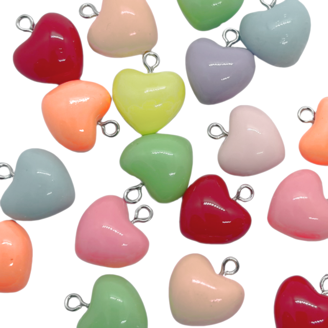 DIJE CORAZONES 14X15MM - SURTIDOS