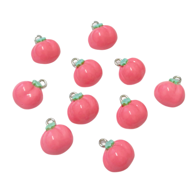 DIJE FRUTA TOMATE ROSA 13MM