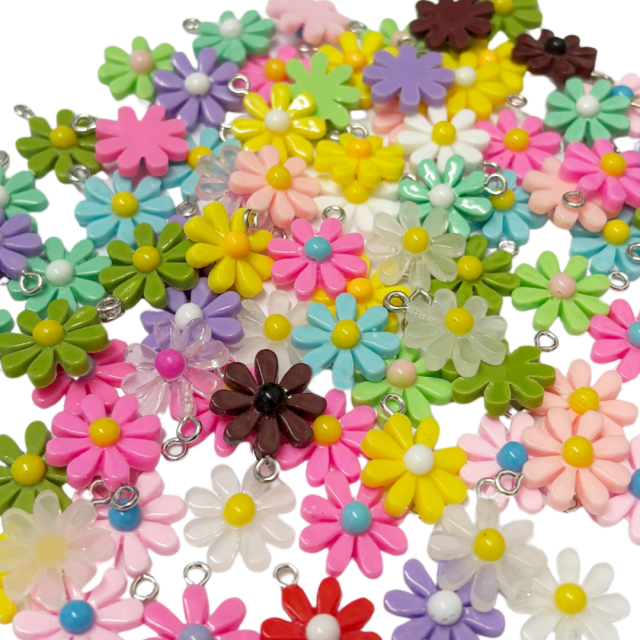 DIJE FLOR 16MM - SURTIDOS