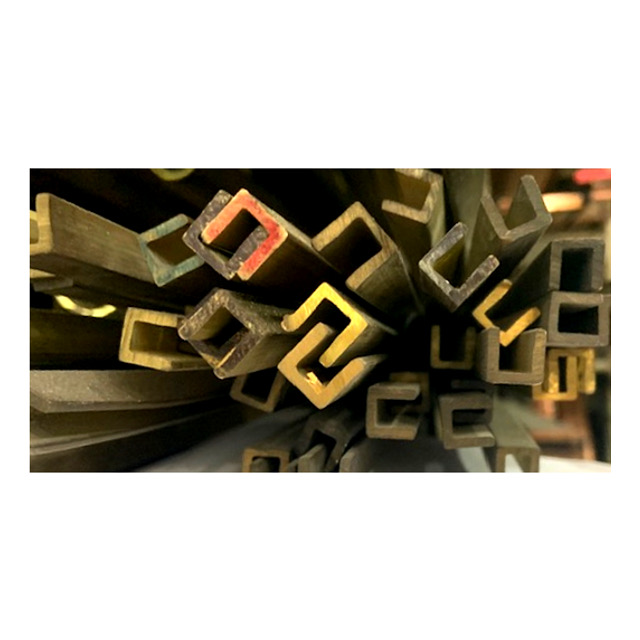 PERFIL LATÓN U 10X10X5000MM 0,42 KG