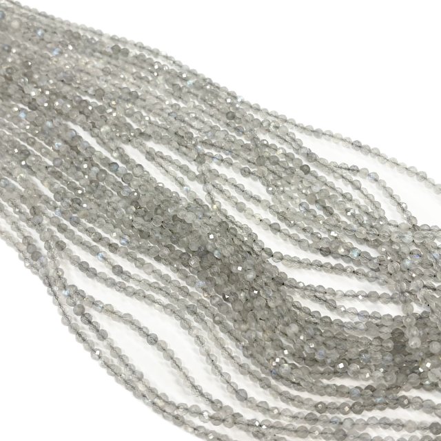 PIEDRAS BOLITAS 3MM FACETADAS - LABRADORITA