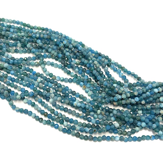PIEDRAS BOLITAS 3MM FACETADAS -  APATITA A
