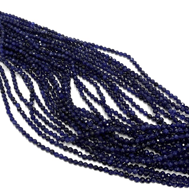 PIEDRAS BOLITAS 3MM FACETADAS - SODALITA AAA