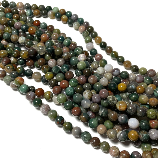 PIEDRAS BOLITAS 10MM - AGATA INDIA