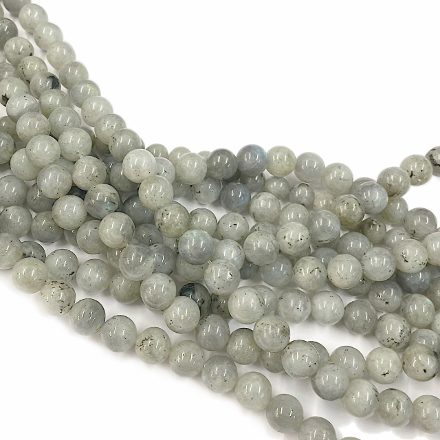 PIEDRAS BOLITAS 10MM - LABRADORITA PLATEADA