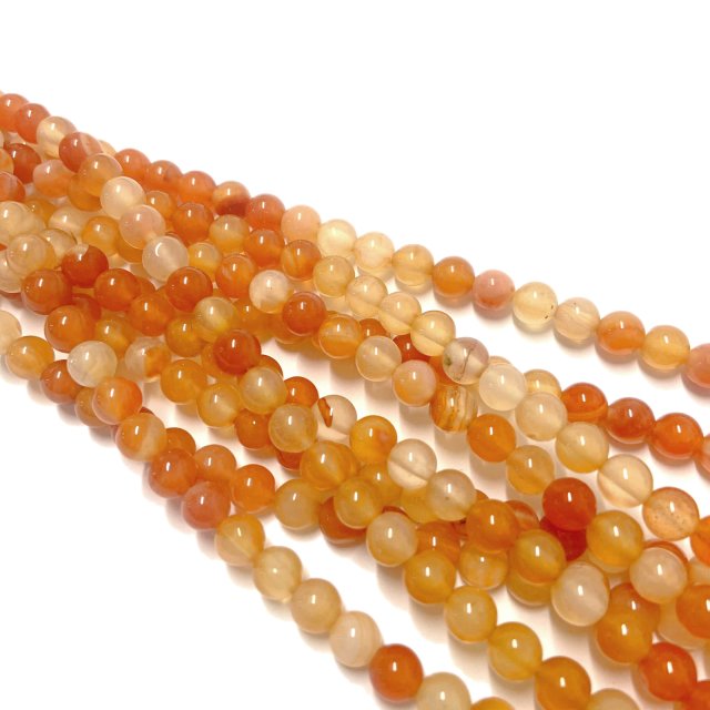 PIEDRAS BOLITAS 10MM - CORNALINA