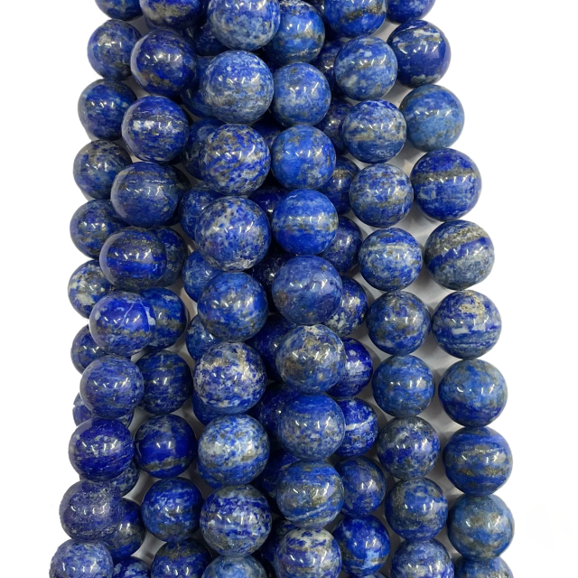 PIEDRAS BOLITAS 14MM - LAPISLAZULI (COLOR REALZADO CON TINTA)