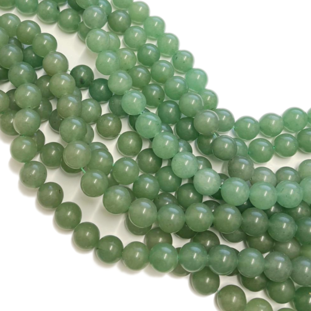 PIEDRAS BOLITAS 14MM - CUARZO VERDE