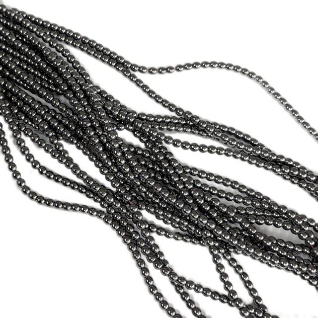 PIEDRAS BOLITAS 3MM - HEMATITE