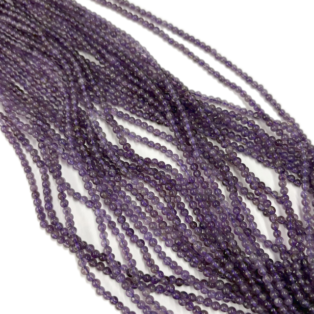 PIEDRAS BOLITAS 3MM - AMATISTA