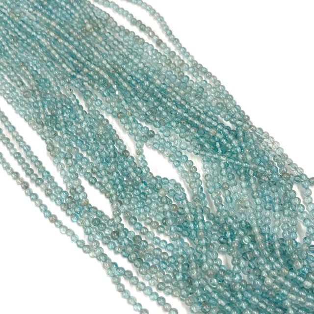 PIEDRAS BOLITAS 3MM - APATITA CLARA