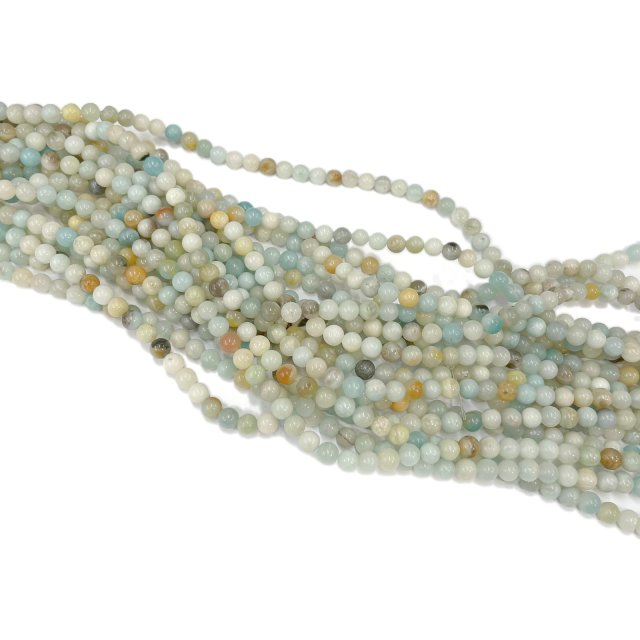 PIEDRAS BOLITAS 4MM - AMAZONITA